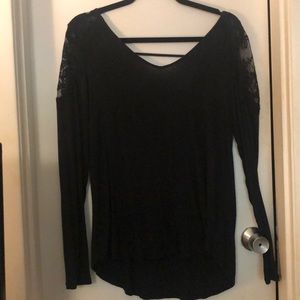 American Eagle Soft & Sexy black long sleeve tee